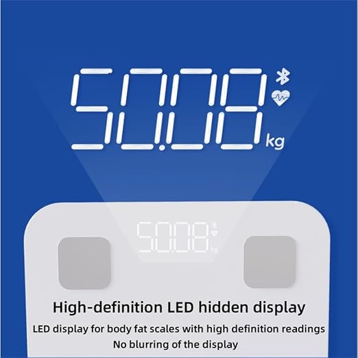 Digital Bathroom Weighing Machine, Smart Bathroom Digital Weighing Machine, Ultra-Precision Digital Accurate Bathroom Smart Scale for Muscle Composition