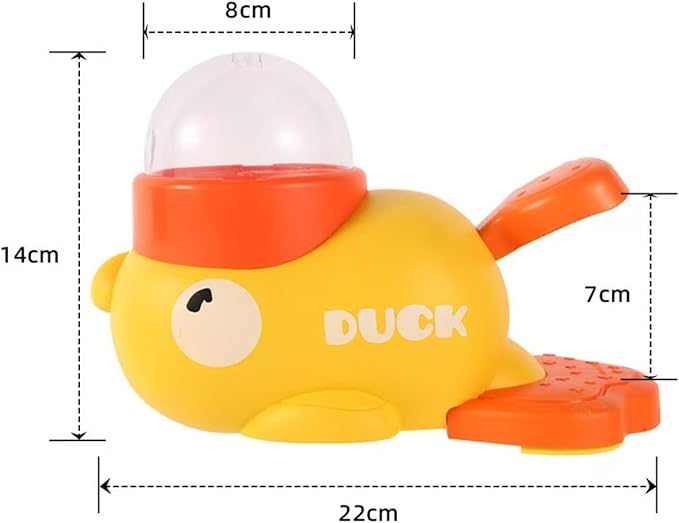 Interactive Treat Dispenser Toy for Cat Enrichment Toys to Play with, Dog Duck-Shaped Treat Toy, Duck Treat Dispenser for Dogs Cat Slow Feeder Food Puzzle, Mental Stimulation and IQ Training