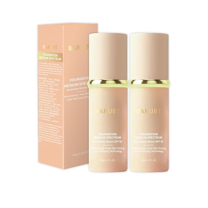 Foundation 4 in 1 - Color Changing, Medium Coverage, SPF 50, Hypoallergenic, Long-lasting & Waterproof, Neutral Finish - 1.06 fl oz