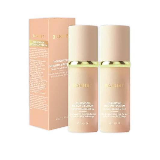 Foundation 4 in 1 - Color Changing, Medium Coverage, SPF 50, Hypoallergenic, Long-lasting & Waterproof, Neutral Finish - 1.06 fl oz