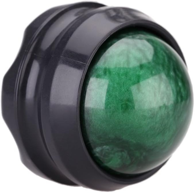 Manual Massage Ball Pain Relief Back Roller Massager Self Massage Therapy and Relax Full Body Tools for Sore Muscle Joint Pain Essential Oils or Lotion Relax (Green)