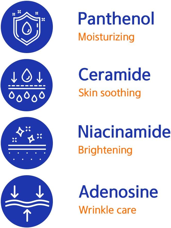 Dive to Blue Aqua All-in-one face moisturizer Lotion for Men, Unisex, All Skin Types, Lightweight, Non-Sticky, After Shaving, Alcohol-Free, Hydrating Ceramide, Korean Skincare, 80ml 2.7 Fl oz