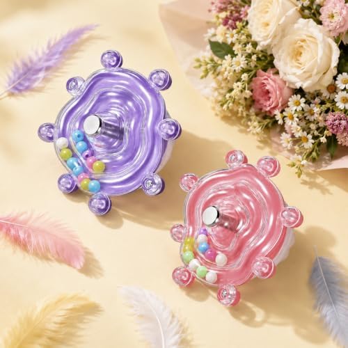 2PCS Bird Toys for Parakeets Interactive Spinner Rattle Parrot Toys