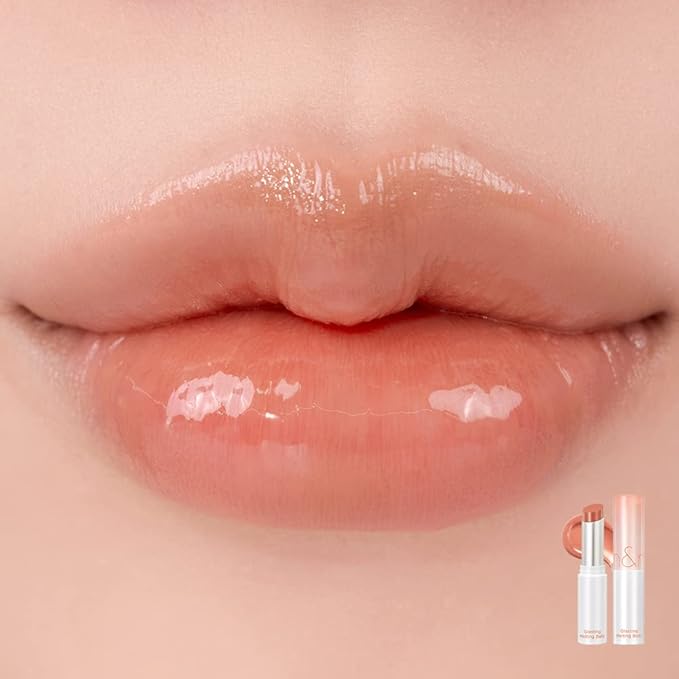 rom&nd Glasting Melting Lip Balm 01 Coco Nude | Vegan Tinted Hydrating Glossy Lip Color for Dewy Shine & Subtle MLBB Effect | Non-Sticky, Plant-Based Oils