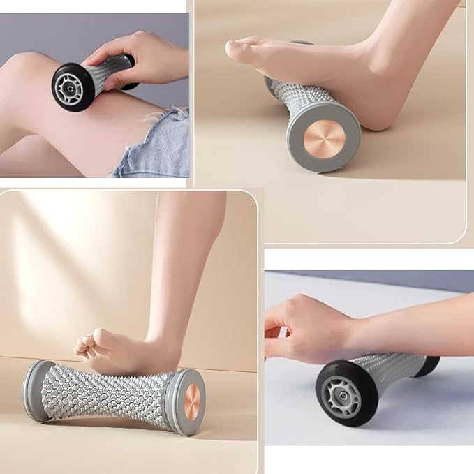 Foot Massager Ball Roller Yoga Roller Muscle Roller Stick for Feet Hand Leg Relaxatio Manual Feet Massager Purple Manual Leg Massagers Purple