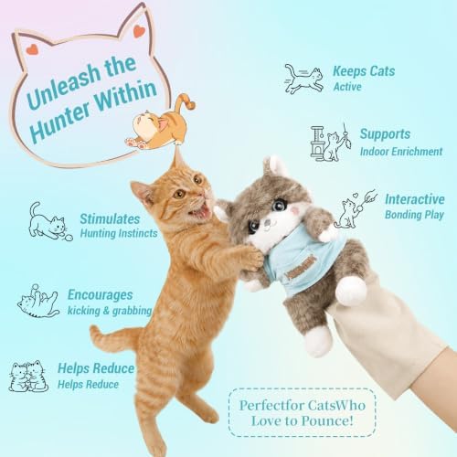 Wearable Cat Wrestling Glove Puppet