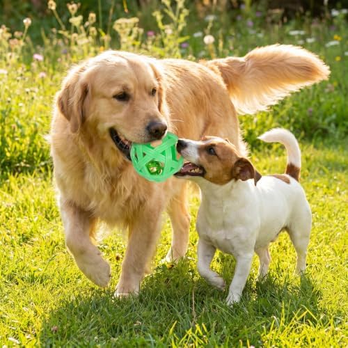 Dog Ball Toy with Bell Small Dogs Interactive Toy Balls
