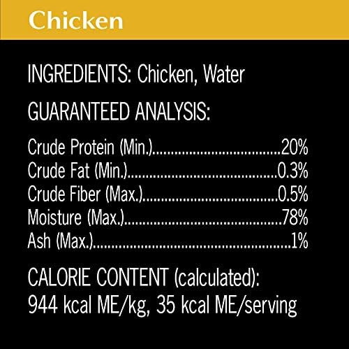 Cesar Simply Crafted Dog Food Toppers, Chicken Variety, 1.3 oz, 24 Count | Real chicken #1 ingredient, slow-cooked, no by-products or artificial flavors, mix with food or serve solo, single-serve tubs