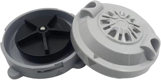 Pipeless Magnetic Jet Head Motor Replacements BF-004 for LURACO Jet Motor Pedicure spa Chair Part Magnetic Head (4 pin) Pedicure spa Tubs Includes Propeller and Cap Gray