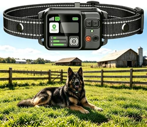 GPS Wireless Dog Fence System 49-6561ft Outdoor Invisible Dog Fence Collar