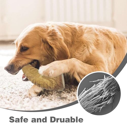 Durable Dog Chew Toys for Aggressive Chewers - Real Bacon Flavor, Indestructible 2-Pack for Large Dogs, Medium & X-Large Options Available， Size-1