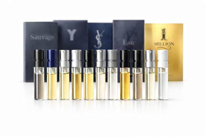 Men's Cologne Top Designer Best Rated Sample Lot - High End Niche Most Popular Fragrance Sampler Vial Set (8 Random Samples)