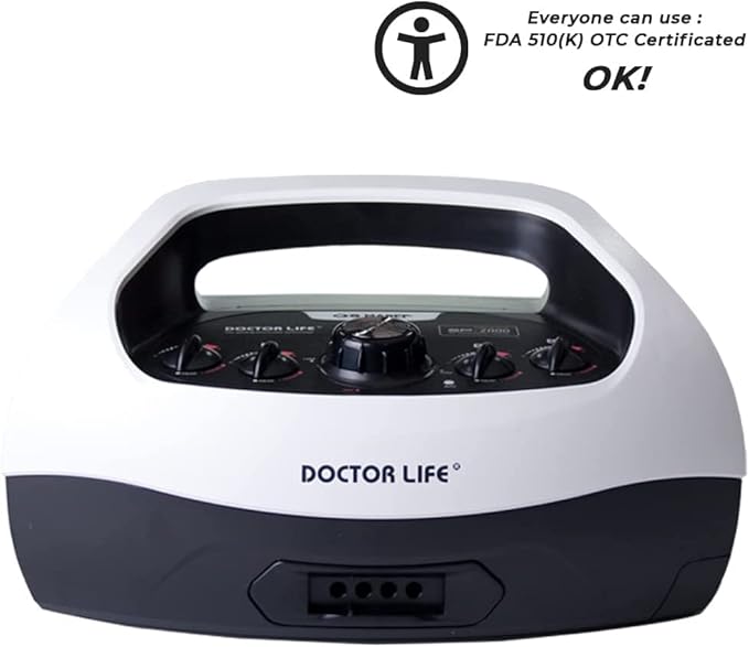 DOCTOR LIFE Sequential Air Compression Leg Massager : Device, Foot and Leg Recovery Boots - Improved Blood Circulation and Fast Sports Recovery (SP-2000, XL)