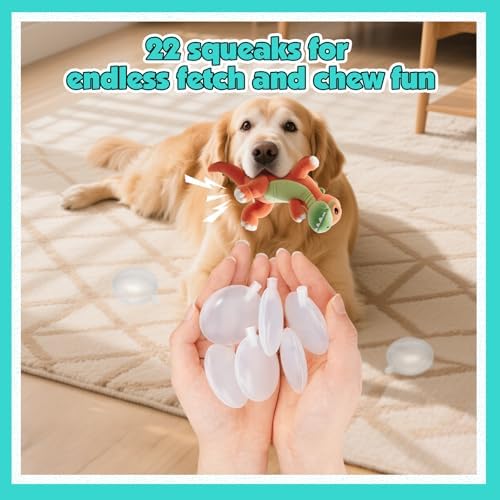 Squeakers for Dog Toys - 22pcs 50mm Replacement Dog Toy Squeakers