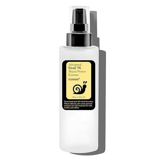 Snail Mucin 96% Essence 100ml, Hydrating Serum for Face with Snail Secretion Filtrate for Dull Skin, Skin care products for All Skin Types