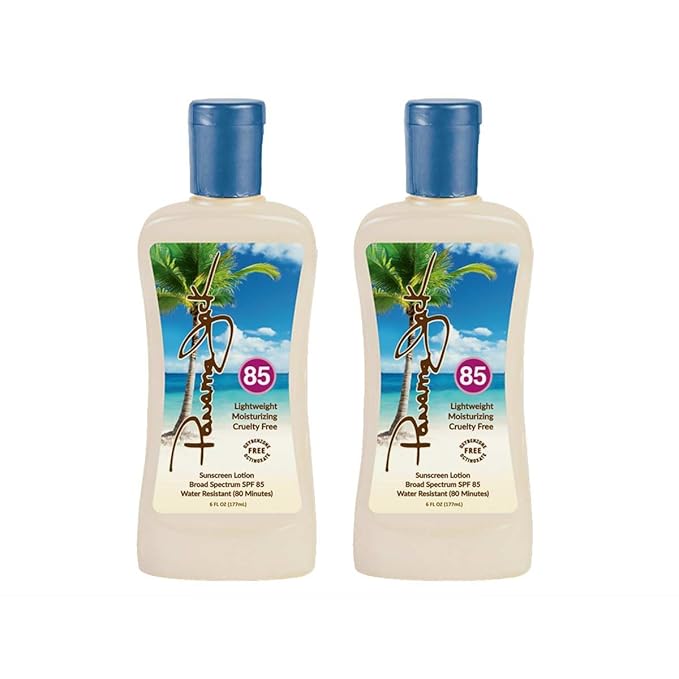 Panama Jack Sunscreen Suntan Lotion - SPF 85, Broad Spectrum UVA/UVB Protection, PABA, Paraben, Gluten & Cruelty Free, 6 FL OZ