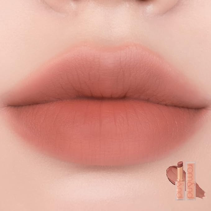 rom&nd ZERO MATTE LIPSTICK 21 SMOKED BEIGE/Soft & Blurry, Creamy Texture, Trendy lips, K-Beauty, Nudy Lips, No wrinkly lips