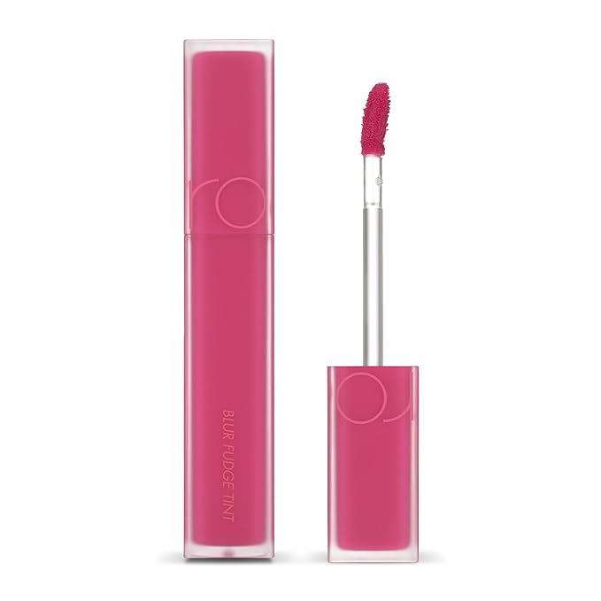 rom&nd BLUR FUDGE TINT | 05 BIBI CANDY Barbie Pink | Weightless Velvety Matte Lipstick | Non-Drying Long-Lasting K-Beauty Lip Tint for All Skin Tones | Highly Pigmented & Smooth Application