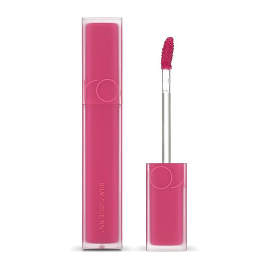 rom&nd BLUR FUDGE TINT | 05 BIBI CANDY Barbie Pink | Weightless Velvety Matte Lipstick | Non-Drying Long-Lasting K-Beauty Lip Tint for All Skin Tones | Highly Pigmented & Smooth Application