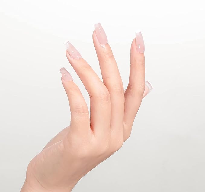 MAYCHAO Jelly Gel Nail Polish 15ML 1Pc Jelly Pale Taupe Nail Polish Soak Off UV LED Nail Gel Polish Nail Art Starter Manicure Salon DIY at Home, 0.5 OZ