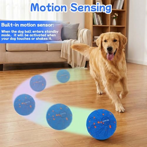 Smart Interactive Dog Toy for Medium and Large Dogs(Blue)