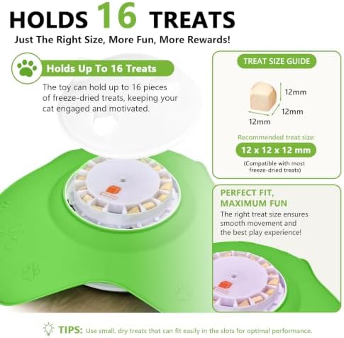 Hide and Seek Cat Toy, Automatic Treat Reward Interactive Cat Toy