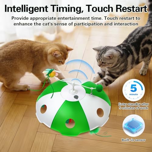 Sofolor Cat Toys Rechargeable, Interactive Cat Toys for Indoor Cats