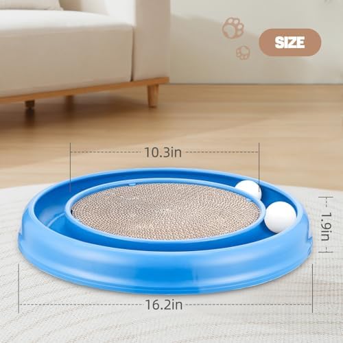 Cat Scratching Board with Track Balls for Indoor Cats