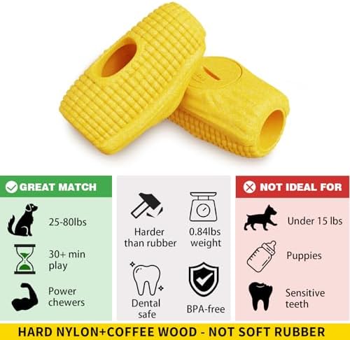 2Pack Durable Frozen Dog Chew Toy for Aggressive Chewers,Interactive Treat Dispensing Toy for Crate Training,Stress Relief to Clean,for Medium & Large Dogs