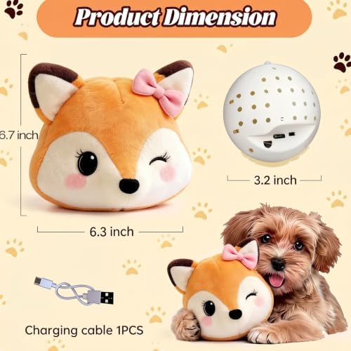 Interactive Dog Toys, for Small Medium Large Dogs to Keep Them Busy(Fox)