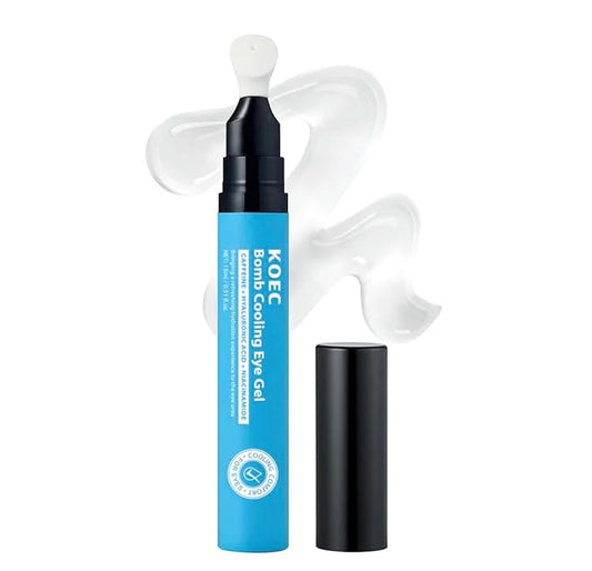 KOEC Bomb Cooling Eye Gel, Dark Circle Reducer with Plumping and Firming Effect, 15g