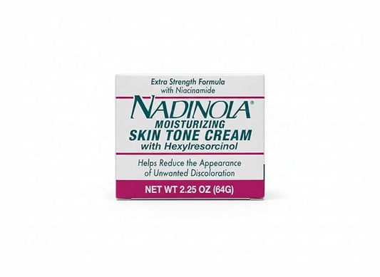 Nadinola Moisturizing Skin Tone Cream with Niacinamide and Hexylresorcinol 2.25 Oz
