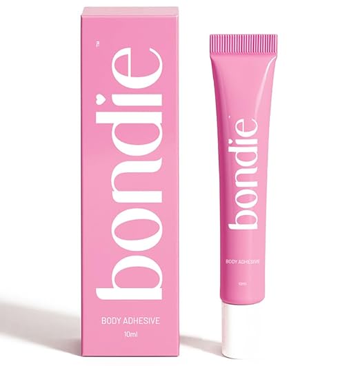 Liquid Body Adhesive for Clothes - Fashion Tape Alternative for Low-cut Styles, Strapless Dresses and Work Blouses - Clothing Glue That Holds All Day - Sweat and Dance Proof, Fast Drying - 20ml