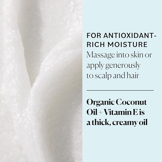 Sky Organics - Organic Coconut Oil & Vitamin E, 16.9 fl oz - Skin & Hair Ultra-Hydrating Oil - Fatty Acids & Antioxidants - Natural, Vegan & Cruelty Free - Skin Care & Hair Care