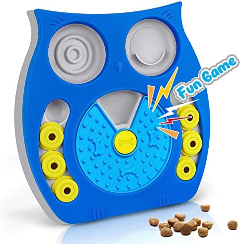Joansan Dog Puzzle Toy, Enrichment Toy Treat Dispenser for IQ Stimulation | Lick-mat, Food Reward Puzzle Game Keeps Dogs Busy, Mental Stimulation to Reduce Anxiety for Puppies Dogs Cats