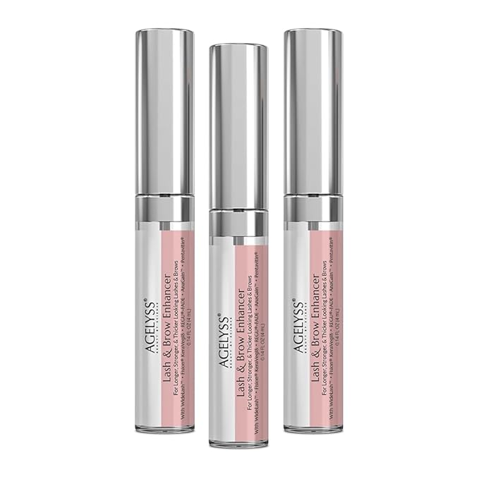 Agelyss Lash & Brow Enhancer - Longer, Stronger & Thicker Lash and Brows - 3 Bottles