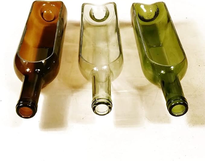 Wine Bottle vase not Included Hanger, only Bottle, Add Your Like Flowers, Plant(1PC Transparent)