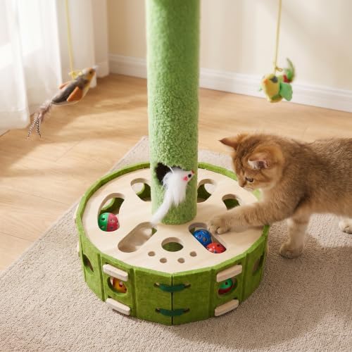 Interactive Cat Toys for Indoor Cats, Cat Enrichment Puzzle Toy S