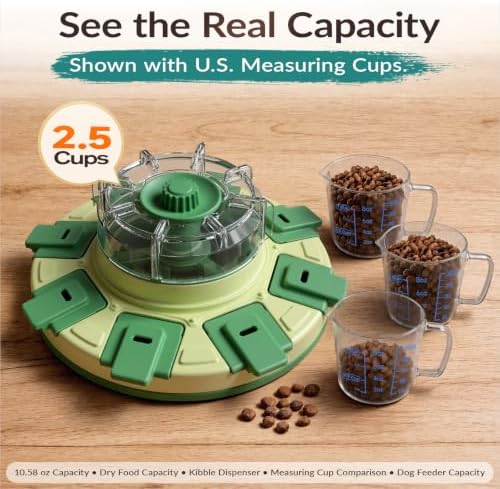 KADTC 2-Level Dog Puzzle Toys, Treat Dispenser & Slow Feeder for Small Dogs