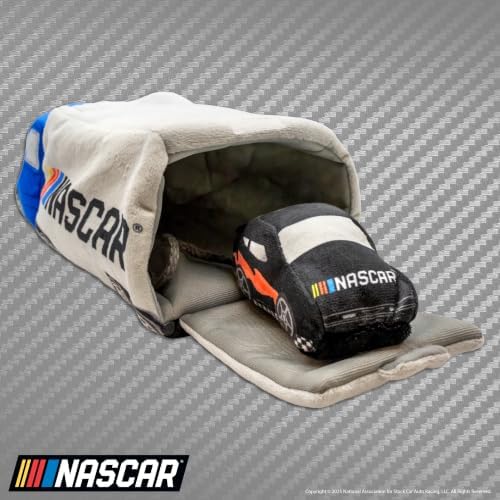 NASCAR, Hide & Seek Nesting Toys for Dogs, Semi Truck & Racecar Tug Toy