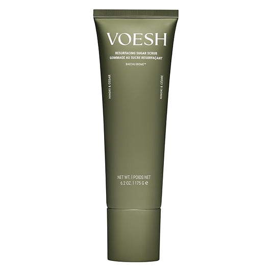 VOESH Resurfacing Sugar Scrub - Hinoki & Cedar, Sugar Body Scrub, K-Beauty Korean Skincare for the Body