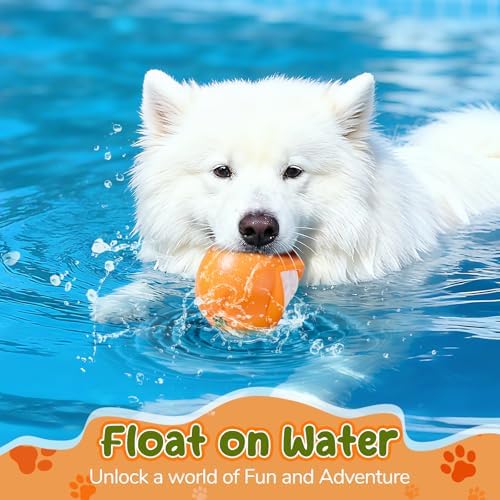 Squeak Dog Toys for Medium/Large Dogs, Dog Toys to Keep Them Busy,Interactive Dog Chew Toys for Enhance the Relationship with Dog,Dog Toy for Indoor Outdoor Water Play Catch,Gift for Dog
