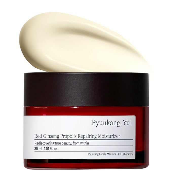 Pyunkang Yul PKY Red Ginseng Propolis Repairing Cream for Barrier Strengthening & Lasting Moisture, Ceramide-Rich Cream, Korean Skincare (1.01 Fl. oz)
