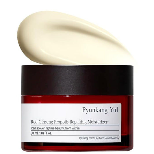 Pyunkang Yul PKY Red Ginseng Propolis Repairing Cream for Barrier Strengthening & Lasting Moisture, Ceramide-Rich Cream, Korean Skincare (1.01 Fl. oz)