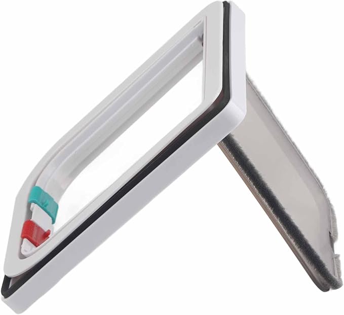 Generic Smart Cat Door 4 Way Lockable Pet Cat Small Dog Flap Door for Pet Care White Small Size S