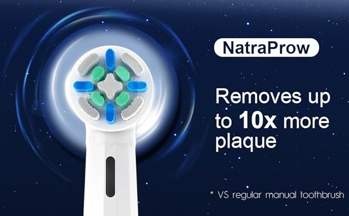 IO Replacement Heads Compatible with Oral B iO 2/3/4/5/6/7/8/9/10/Deep Clean Electric Toothbrush, Brush Heads Compatible with IO for Teeth Clean (10 Black/White)