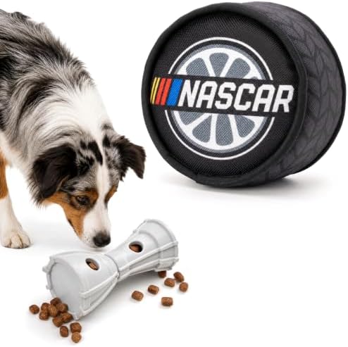 NASCAR, Hide & Seek Nesting Toys for Dogs, Trophy Treater & Tire Chew Toy