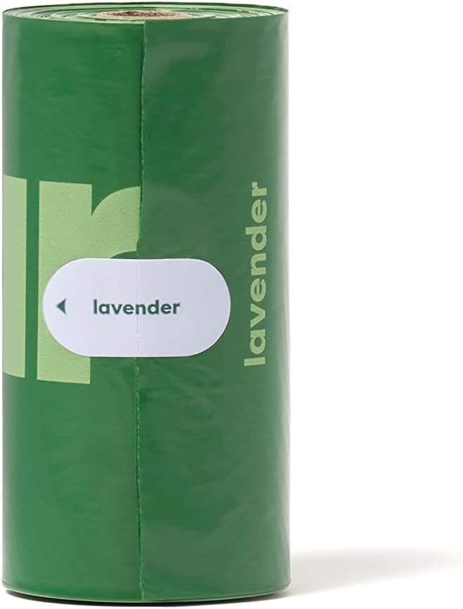 Earth Rated Dog Poop Bags for Dogs, 120 Leak Proof Refill Rolls, Lavender | Extra Thick Waste Bag Refill Rolls