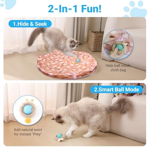 Cat Toys for Indoor Cats, Interactive Cat Toy for Adult Cats