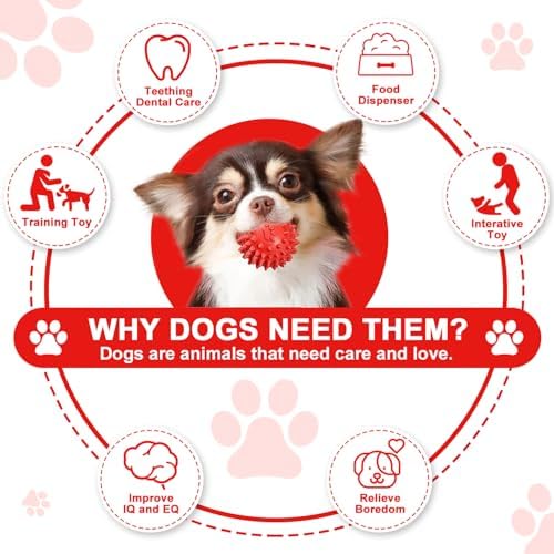 Puppy Toys - 7 Pack Puppies & Small Dogs Chew Toys for Teething,Relieves Teething Anxiety, Soft & Durable Interactive Toys, Not for Heavy Chewer